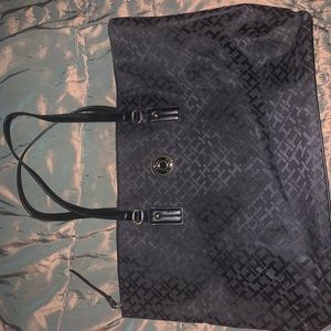 Tommy Hilfiger black tote